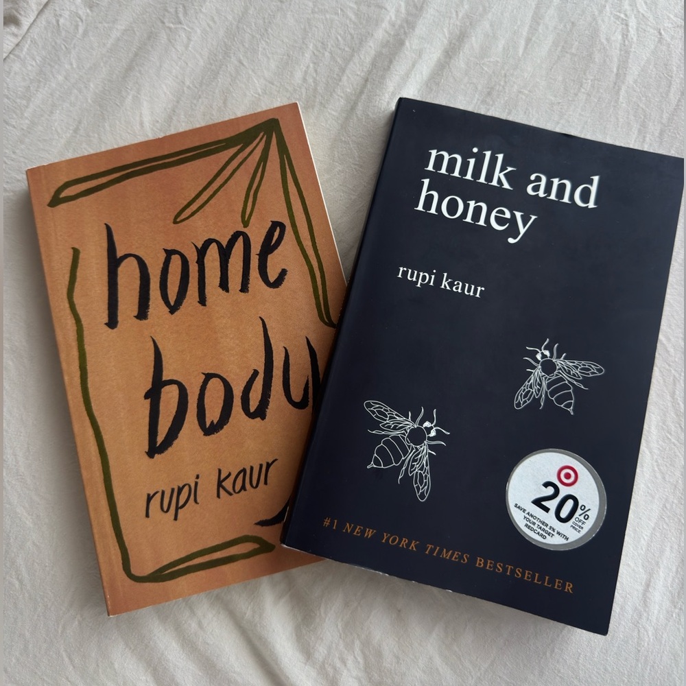 Home Body and Milk and Honey Book Set by Rupi Kaur